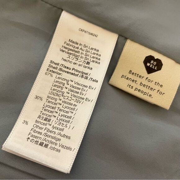 Madewell The Larsen Single Button Blazer in Drapeweave Size MED NEW - Picture 8 of 9